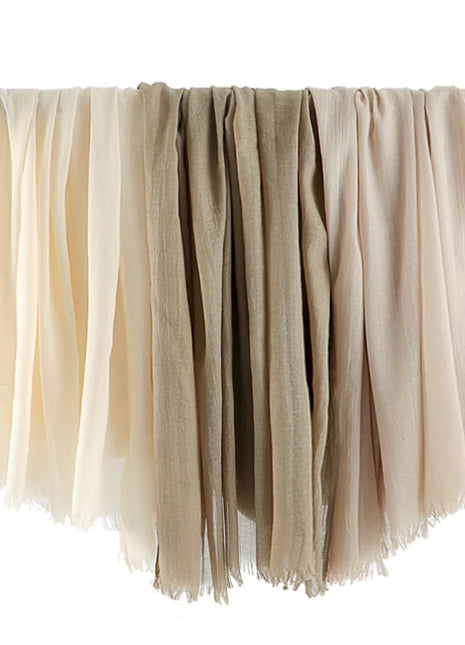 Muslim Cotton Linen Hijabs For Women Scarf Thin Plain Shawls Femme Musulman Soft Viscose Rayon Headscarf Islamic Turban Headband