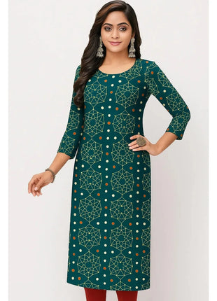 Muslim Kurt Women's Fashion Comfortable Dress Long Sleeve Straight Tube Casual Ethnic Peacock Regular Size New Dress Slit hem