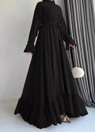 Eid Muslim Dress Women Abaya Jalabiya Sashes Ramadan Morocco Dubai Abayas Modest Arab Long Robe Kaftan Islam Party Vestidos 2024