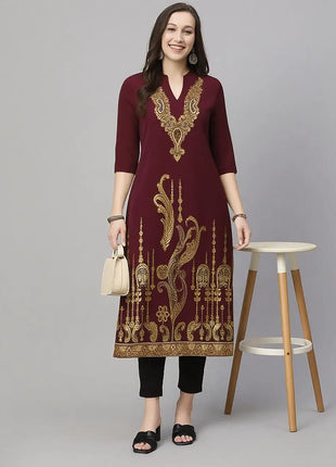 Muslim Kurt Women's Fashion Comfortable Dress Long Sleeve Straight Tube Ethnic Vestiti Marocchini Donna Caftan Dress Moroccan