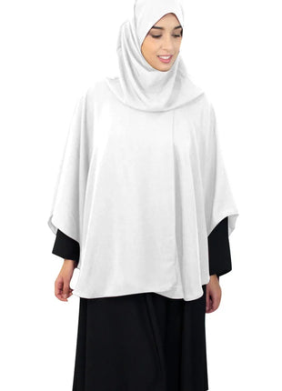 Full Cover Muslim Women Tops Prayer Garment Shawl Niqab Long Scarf Khimar Hijab Islam Large Overhead  Ramadan Arab Middle East
