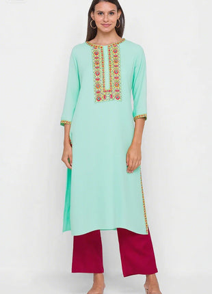 Muslim Dress Kurt Womens Fashionable Elegant National style Straight Tube Casual Slit hem Elephant Pattern Abito Donna Musulmana