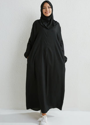 Muslim Dresses Women Maxi Dresses Mujer Vestidoes Female Loose Dresses Full Sleeve Printed Floral Casual Robe Long Dress