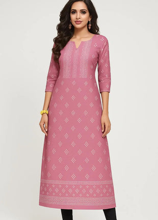 Dress Kurtta Women's Fashionable Long Sleeved Straight Tube Casual Bright Patterns Robe Arabe Robe Traditionnelle Arabe Muslim