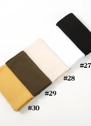 Premium Jersey Hijab Scarf For Muslim Women Turban Femme Africaine Hijabs For Woman Head Wrap Hoofddoek Headscarf Ramadan
