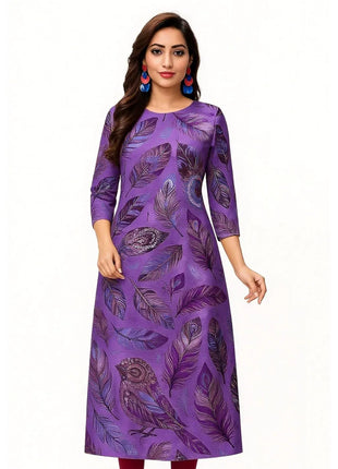 Muslim Dress Kurt Women's Fashionable And Elegant Slit hem Straight Tube Casual Flowers Pattern Robe Abito Donna Musulmana