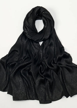High Quality Floral Print Satin Hijab Scarf Muslim Hijab Plain Malaysia Scarf Satin Shawl Luxury Silk Satin Wrap Islam Turban