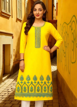 Muslim Kurtta Women Casual Fashion Dress National Style Straight Tube Casual Ethnic Abito Donna Musulmana Slit hem Turkish Abaya
