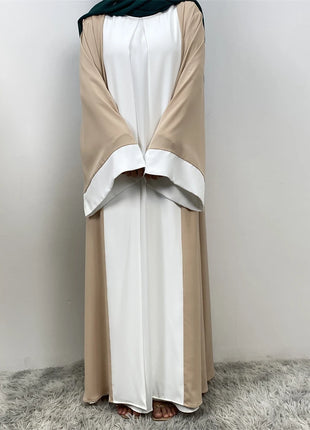 Ramadan Eid Muslim Abaya Dubai Luxury Splicing Fake Two Pieces Abayas For Women Kaftan Modest Dress Islam Caftan Marocain Femme
