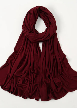 Premium Jersey Hijab Scarf For Muslim Women Turban Femme Africaine Hijabs For Woman Head Wrap Hoofddoek Headscarf Ramadan