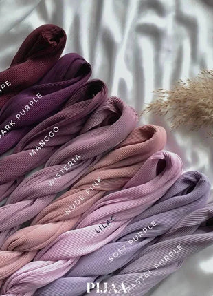Big Size Pleated Chiffon Hijab Scarf for Muslim Women Turban Pashmina Shawls and Scarves Women Bandana Headband Hijabs Headscarf