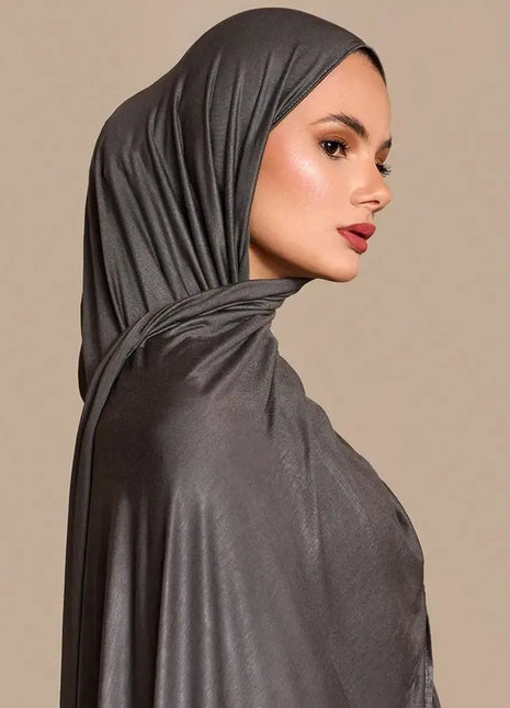Premium Modal Cotton Jersey Hijab Scarf Muslim Long Shawl Women Plain Soft Turban Tie Head Wraps Africa Female Headband 170x60cm