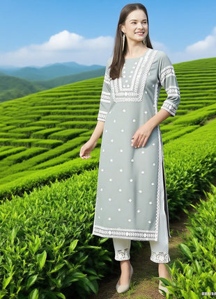 Muslim 2026 Dress Kurt Women's Fashionable And Elegant Slit Hem Kurtta Straight Tube Casual Modest Dress Abito Donna Musulmana