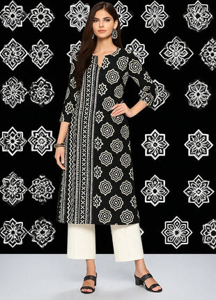 Muslim Women Kurt Casual Dress Long Sleeve Straight Casual Ethnic Flower Mandarin National Style Caftan Marocain Femme
