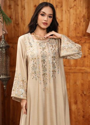 Women Jalabiya Dubai Dress Abaya Eid Ramadan Party Gorgeous Long Dresses Muslim Embroidery Vestidos Largos Robe Saudi Arab 2026