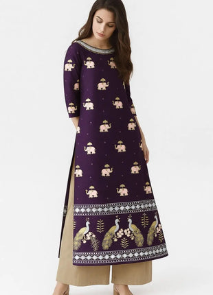 Muslim Women Kurtta Casual Dress National Style Straight Casual Ethnic Abito Donna Turkish Abaya Women Dress Abaya Slit hem