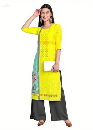 Muslim Women Kurtta Casual Fashion Dress Straight Tube Casual Ethnic Slit hem Muslim Fashion Turkish Abaya Dresse National Style