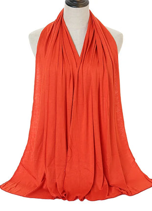 Premium Modal Cotton Jersey Hijab Scarf Muslim Long Shawl Women Plain Soft Turban Tie Head Wraps Africa Female Headband 170x60cm