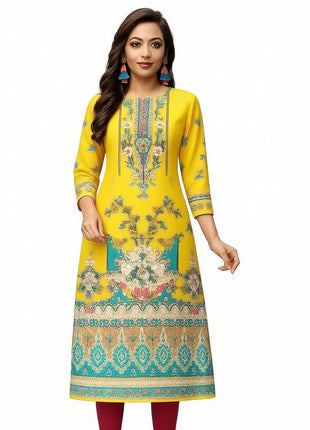 Muslim Women Kurtta Casual Fashion Dress Straight Tube Casual Ethnic Slit hem Muslim Fashion Turkish Abaya Dresse National Style