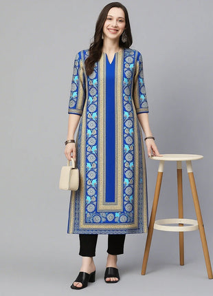 Muslim Women's Fashionable And Comfortable Kurt Dress Long Sleeved Straight Tube Casual Ethnic Abaya Women Elegant Luxury Dress
