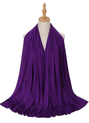 Big Size Jersey Hijabs for Woman Turban Mercerized Cotton Hijab Scarf Shawl Turbans for Women Headscarf Scarves Ramadan Foulard