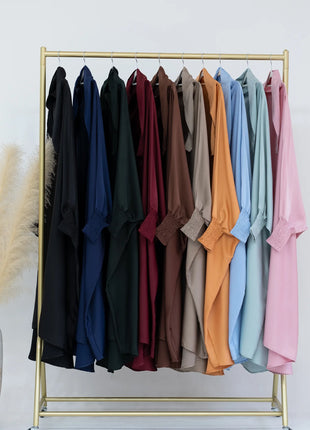 Ramadan Muslim Dress Girls Kids Prayer Garment Hijab Dress  Child Hooded Abaya Full Cover Niqab Islam Dubai Eid Robe 2023 jilbab