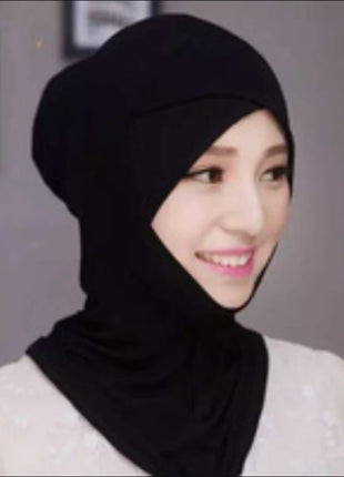 2024 Muslim stretch Turban cap Full Cover Inner Hijab Caps Islamic Underscarf Bonnet Solid Modal Under Scarf caps turbante mujer