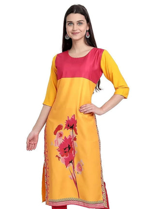 Muslim Kurtta Women's Casual Fashion Dress National Style Straight Tube Casual Ethnic Abito Donna Musulmana Slit hem