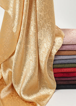 High Quality Floral Print Satin Hijab Scarf Muslim Hijab Plain Malaysia Scarf Satin Shawl Luxury Silk Satin Wrap Islam Turban