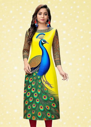 Muslim Dress Kurt Womens Fashionable Elegant National style Straight Tube Casual Slit hem Elephant Pattern Abito Donna Musulmana