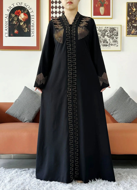 New Women Elegant Dress Chiffon Open Abaya with Zipper Muslim Women Dress Islamic Clothing Cardigan Abaya Women Muslim Dress