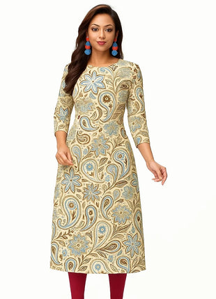 Muslim Kurtta Women Fashion Comfortable Dress Straight Tube Casual Ethnic Peacock Vestidos Longos Abito Donna Musulmana
