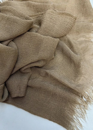 61 Colors Soft Cotton Viscose Scarf Rayon Material Muslim Hijab Mid Eastern Plain Solid Color Headscarf With Tassel