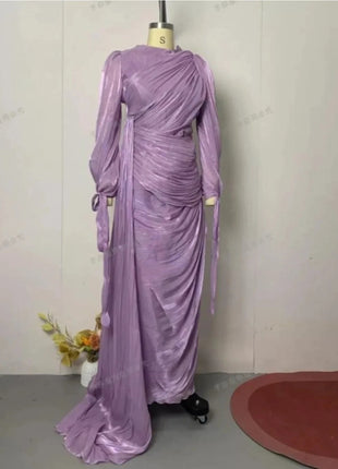 Eid Silky Women Dress Muslim Abaya Party Jalabiya Ramadan Party Long Dresses Vestidos Largos Arab Long Robe Morocco Kaftan 2025