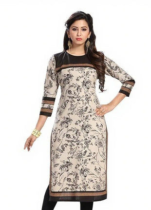Muslim Kurt Women's Fashionable And Comfortable Dress With Flowers Straight Tube And National style Abito Donna Musulmana