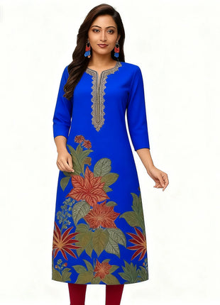 Muslim Kurtta Women's Fashionable And Comfortable Kurt Dress Straight Tube Turkish Abays Dubai Luxury Robe Traditionnelle Arabe