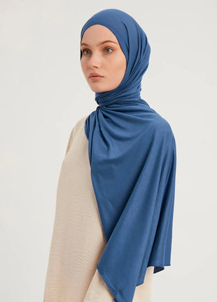 Premium Modal Cotton Jersey Hijab Scarf Muslim Long Shawl Women Plain Soft Turban Tie Head Wraps Africa Female Headband 170x60cm