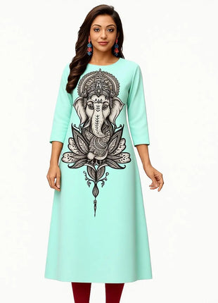 Muslim Women's Casual Fashionable Comfortable Straight Tube Casual Ethnic Peacock National style Marokkanische Kleider Kaftan