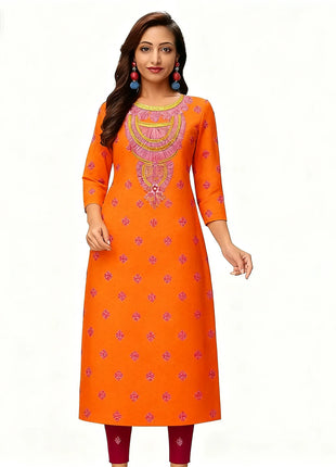 Muslim Dress Kurt Women's Fashionable And Elegant Slit hem Straight Tube Casual Flowers Pattern Robe Traditionnelle Arabe