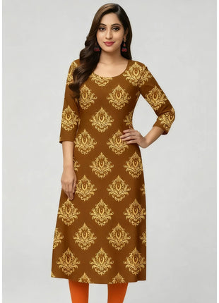 Muslim Dress Kurt Women's Fashionable And Elegant Straight Tube Casual Slit hem Colorful Abito Donna Musulmana