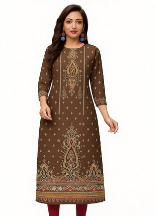 Muslim Women's Fashionable Comfortable Kurt Dress Slit hem Straight Tube Casual Ethnic Abaya Abito Donna Musulmana Turkish Abaya