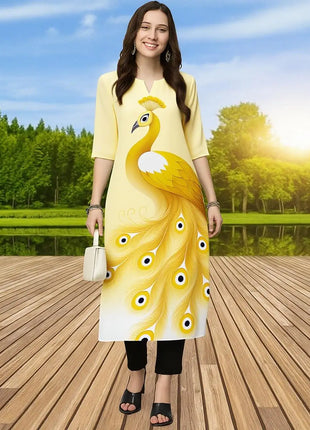 Muslim Kurt Women's Fashion Comfortable Dress Straight Tube Ethnic Vestiti Peacock Marocchini Donna Caftan Dress Moroccan Abaya