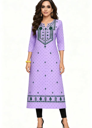 National style Muslim Women Kurtta Casual Dress Slit hem Straight Casual Ethnic Mandarin 3D Design Abito Donna Turkish Abaya