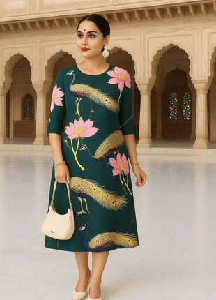 Muslim Women's Kurt Fashionable And Elegant Turkish Abaya Straight Tube Casual Kurtta Turkish Abaya Kaftan Marroqui Slit hem