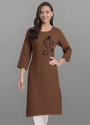 Muslim Women's Casual Fashionable Kurt Dress Moroccan Takchita Dress Abaya Robe Longue Femmes Slit Hem Ropa Musulmana De Mujer