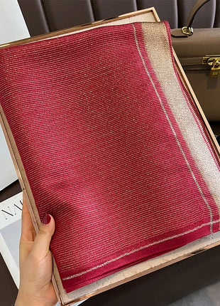 2023 New Women Scarf Winter Warm Solid Silk Wool Shawls Lady Wraps Bufanda Floral Pashmina Luxury Embroidery Warn Scarves