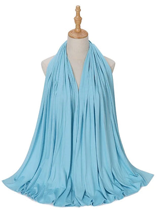 Big Size Jersey Hijabs for Woman Turban Mercerized Cotton Hijab Scarf Shawl Turbans for Women Headscarf Scarves Ramadan Foulard