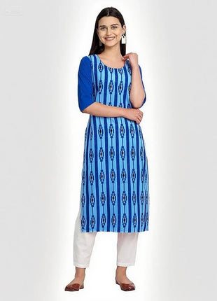 Muslim 2026 Dress Kurt Women Fashionable And Elegant National Style Straight Tube Casual Slit hem Colorful Pattern Noble Skirt