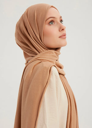 Premium Modal Cotton Jersey Hijab Scarf Muslim Long Shawl Women Plain Soft Turban Tie Head Wraps Africa Female Headband 170x60cm