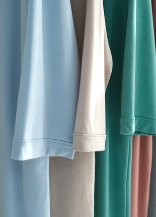 2024 New Modest Dress Solid Color Inner Dresses Muslim Women Dubai Abaya Eid Ramadan Islam Clothing Turkey Arabic Robe